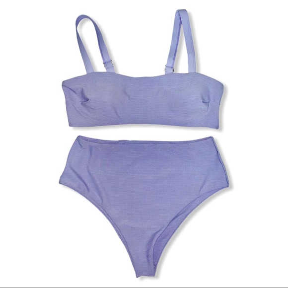 Other - Large Lavender Bikini High Waisted Swimsuit